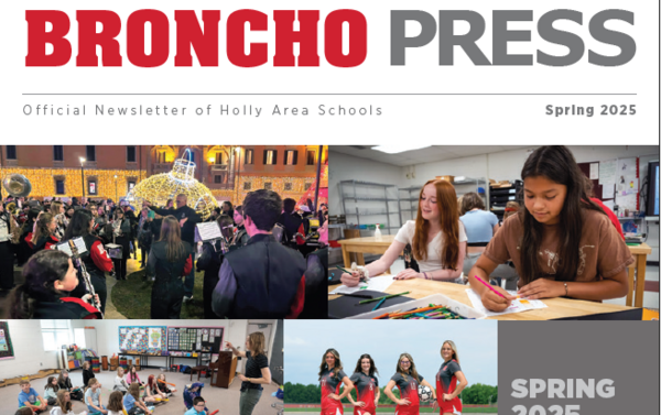 Portion of the Spring Broncho Press