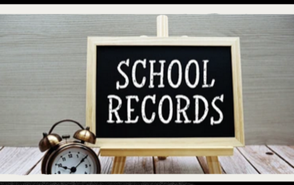 School Records Sign