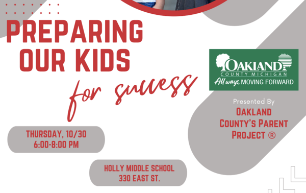Preparing our kids for success flyer image portion