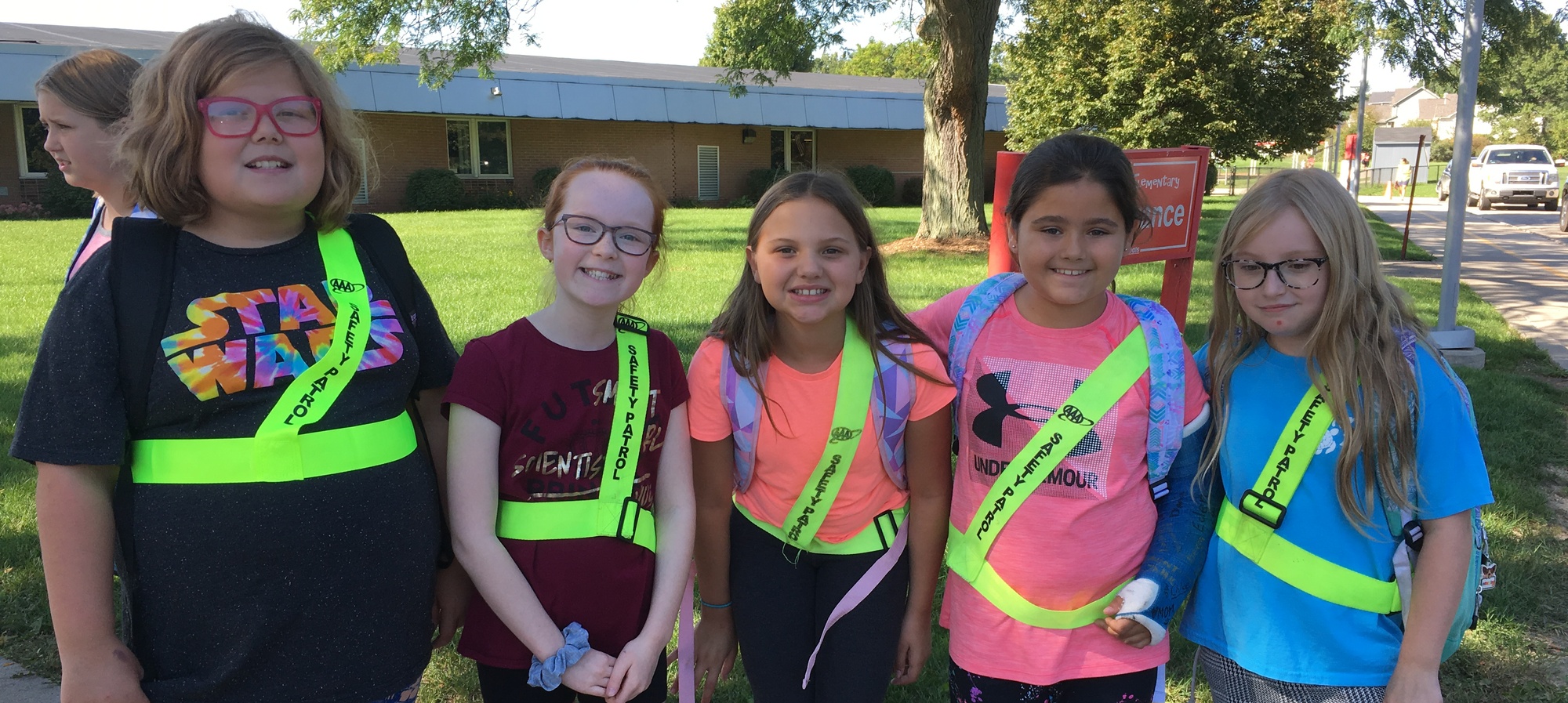 Safety Patrol students