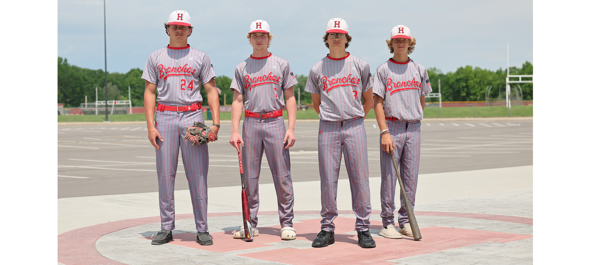 Holly Baseball students