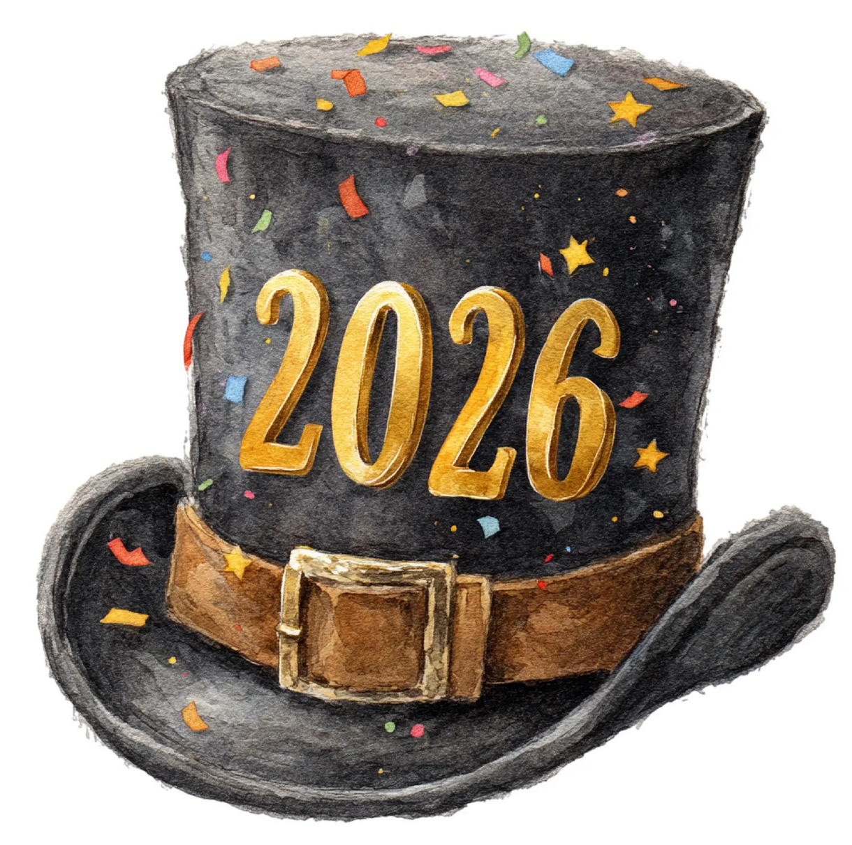 News years 2026 party hat