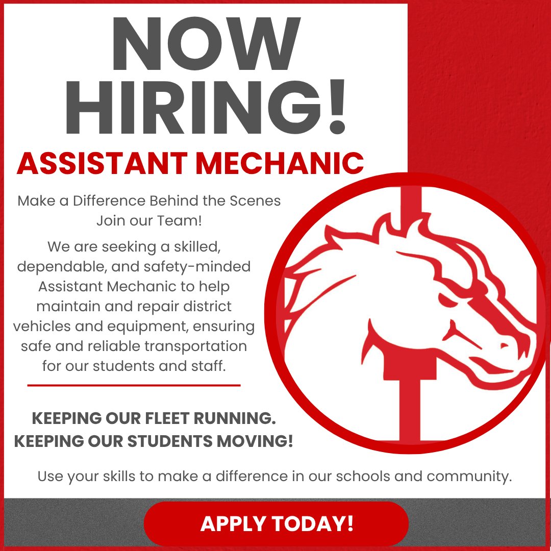 Assistant Mechanic Job Posting