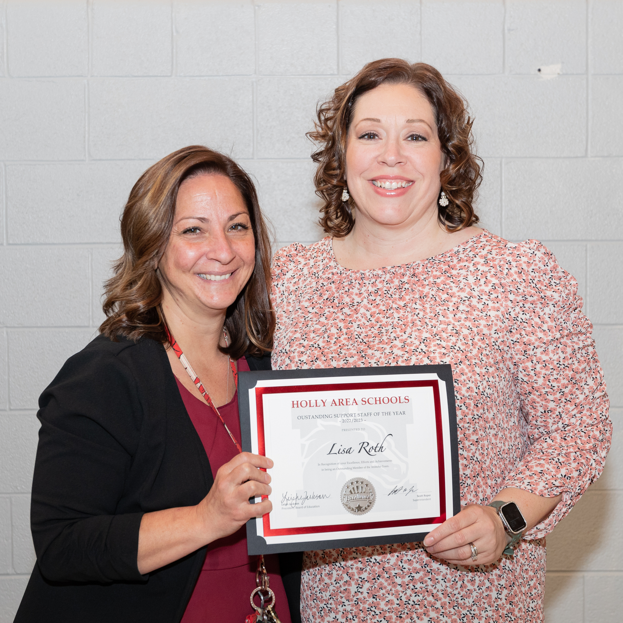 Lisa Roth with Monica Turner